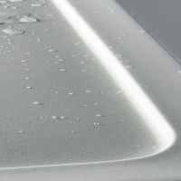Kudos Kstone 1700 x 700mm Rectangular Anti-Slip Shower Tray - Central Waste