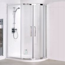 Lakes Classic 1000 x 800 Easy-Fit White Offset Quadrant Shower Enclosure
