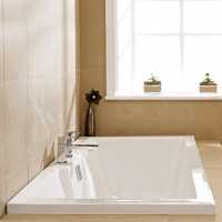 Mulard Deluxe Square 1700x750 Double Ended Bath & Legs