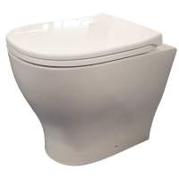 Nuvo Rimless Back To Wall Toilet & Soft Close Seat - Scudo