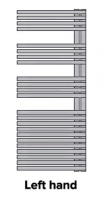 Abacus Elegance Strato Chrome Towel Rail - 1700 x 480mm