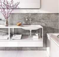 Proplas Tile 250 Stone Grey PVC Wall Panels - PRT1