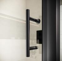 Scudo S6 900mm Matt Black Bifold Shower Door