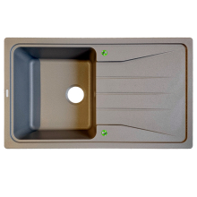 Blanco SONA 6 S 1.5 Bowl Inset Silgranit Reversible Kitchen Sink - Alumetallic - 519854