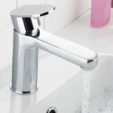 Burlington Anglesey Regent Monobloc Basin Mixer Tap with High Central Indice - Pop Up Waste - ANR4