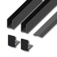 Abacus 8mm Surface Channel Pack Matt Black