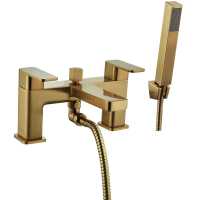 Niagara Hadley Brushed Brass Bath Shower Mixer Tap