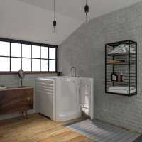 Mantaleda Avrail (1500 x 700mm) Walk-in Easy Access Bath Including Front Panel