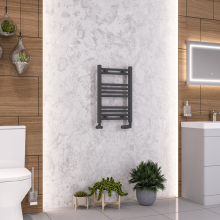 Eastbrook Wendover 1200 x 600mm White Curved Towel Radiator