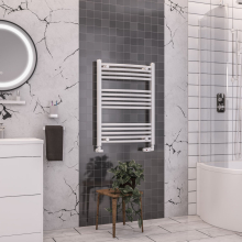 Eastbrook Wendover 800 x 500mm White Curved Towel Radiator