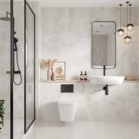 Durapanel Frost White 1200mm Duralock T&G Bathroom Wall Panel By JayLux