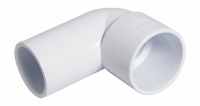 ABS Solvent Fit - 90 Degree Conversion Bend - 32mm - White - Waste Pipe