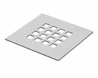 MX Minerals 1000 x 1000mm Ice White Slate Effect Square Shower Tray