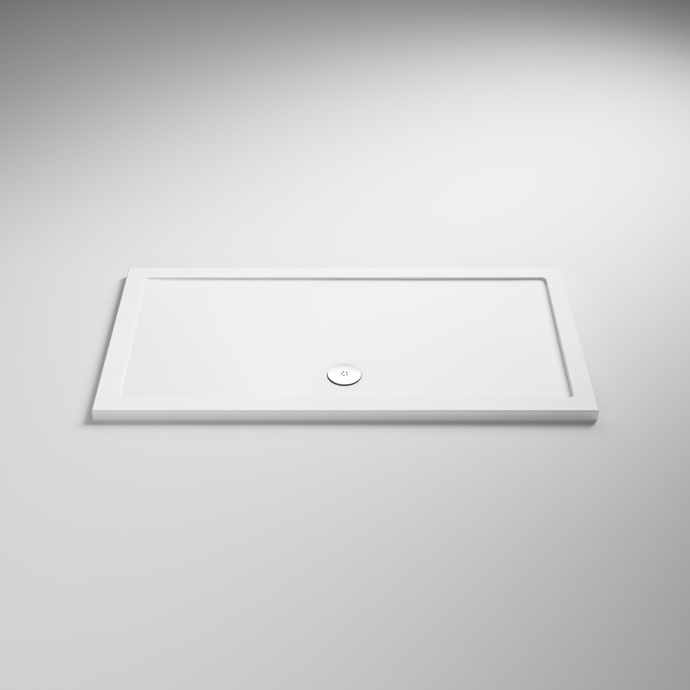 Nuie Pearlstone 1500 x 900 Rectangle Anti Slip Shower Tray