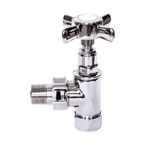Abacus Ultima Traditional Angled Radiator Valve Chrome