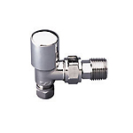 Abacus Ultima Arc Angled Radiator Valves Chrome