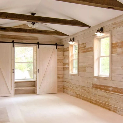 Shiplap Wall in old barn