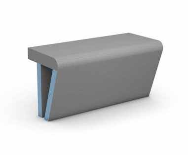 wedi Sanoasa Tileable Bench 3 - Curved - 1200mm