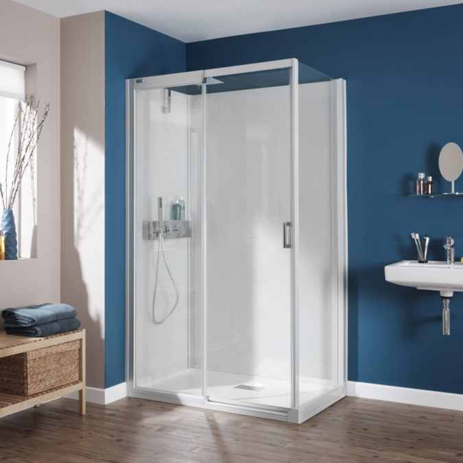 Kinedo Kinemagic Design 1600 x 700mm Corner Sliding Door Shower Pod