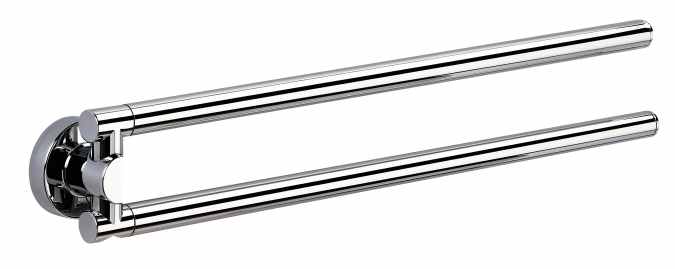 Tecno Project Chrome Double Swing Towel Rail - Origins Living