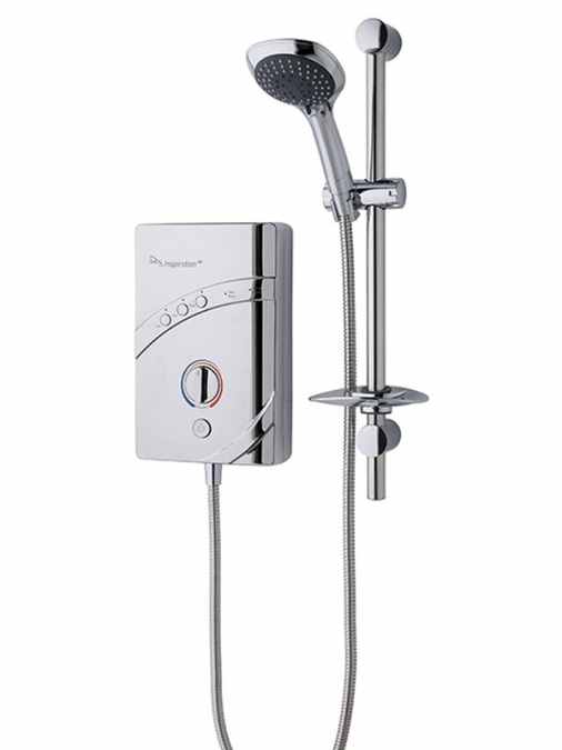 MX Inspiration QI Electric Shower - Chrome - 10.5kW - GCR