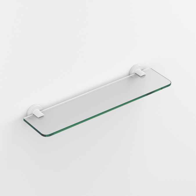 Tecno Project White Glass Shelf - 500mm