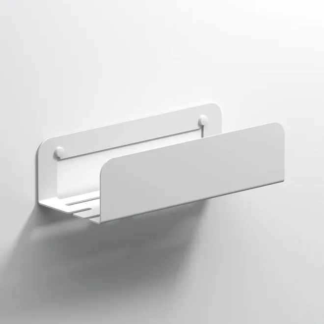 Origins Living Quick Matt White Deep Shower Shelf