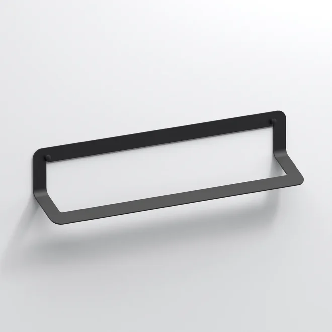 Origins Living Quick Matt Black 600mm Towel Rail