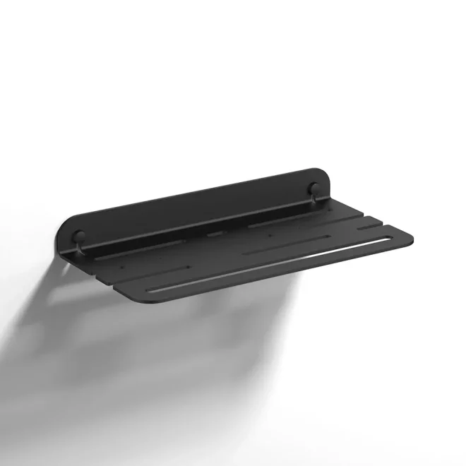 Origins Living Quick Matt Black Open Shower Shelf