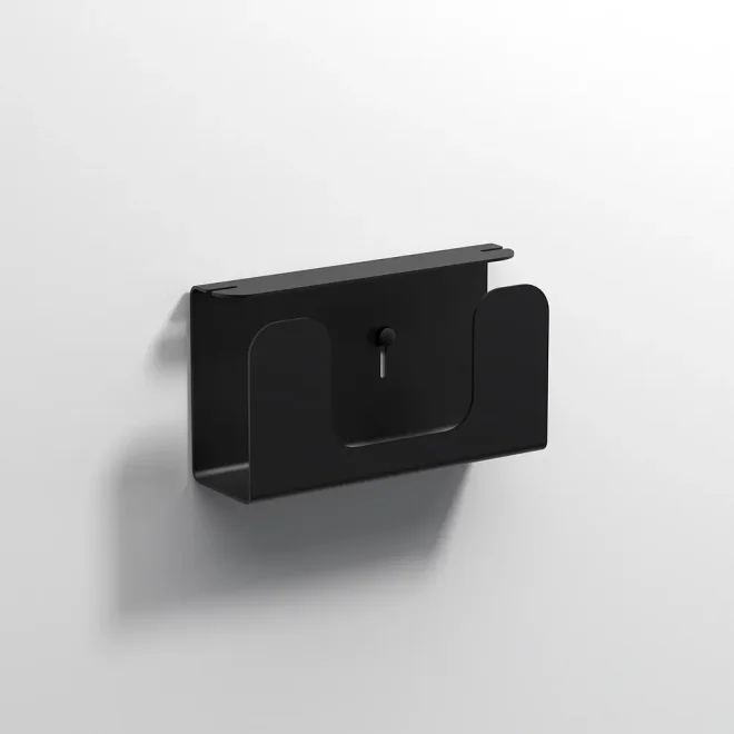 Origins Living Quick Matt Black Tissue Box Holder