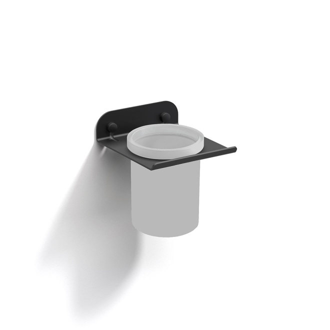 Origins Living Quick Matt Black Tumbler Holder