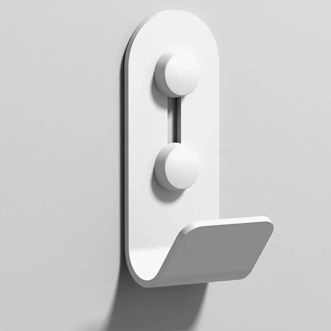 Origins Living Quick Matt White Robe Hook