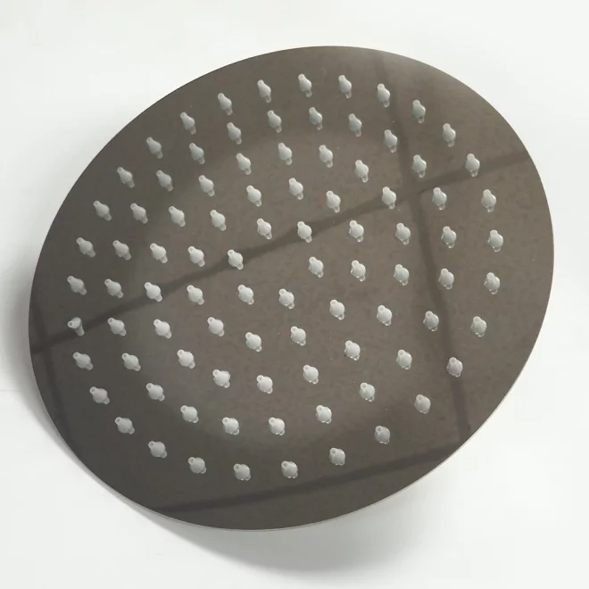 200mm Chrome Round Slimline Shower Head