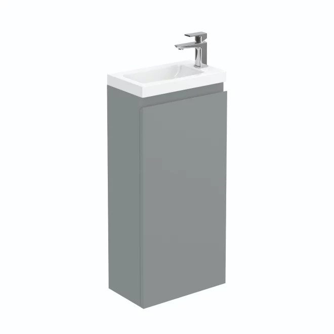 Halite 400mm Matt Grey Waterproof Vanity Unit with Basin