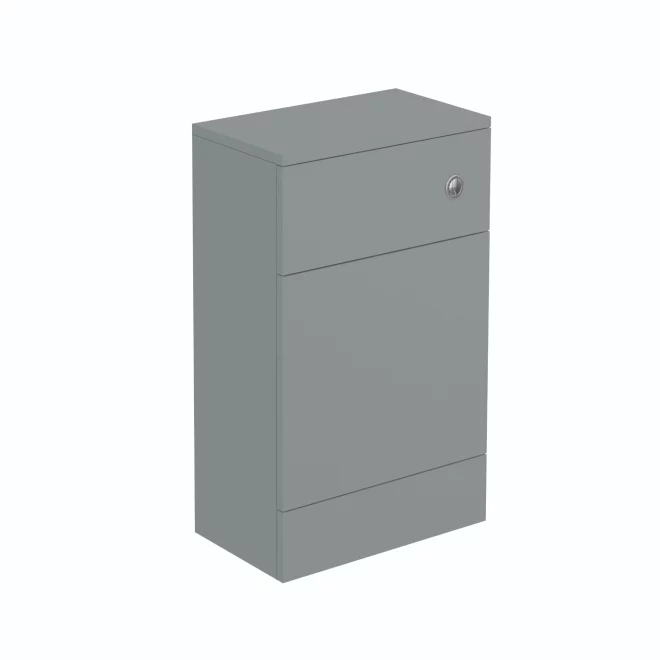 Halite 500mm Matt Grey Waterproof Toilet Unit