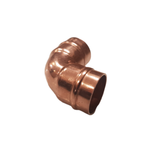 Copper Solder Ring 22mm 90 degree elbow