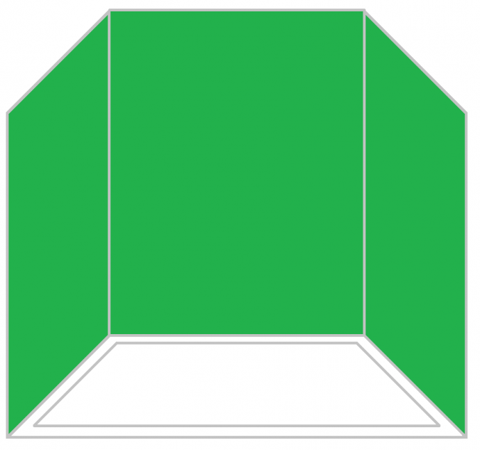 Plumbwall 4 Three Sided Kit 1200 x 1200 x 1200 x 2400h