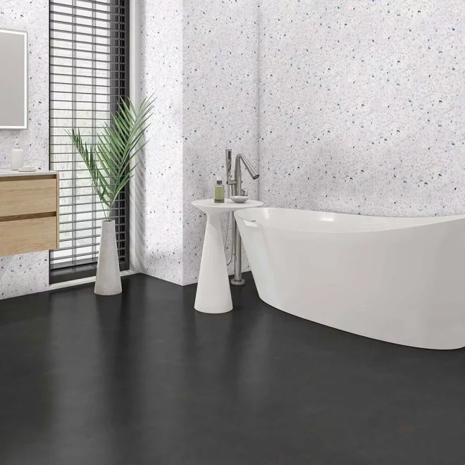 Neptune 250 White Sparkle PVC Plastic Wall & Ceiling Cladding - 2.6m - 4 Pack