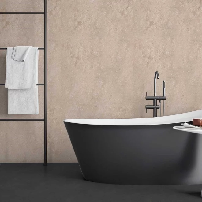 Beige Concrete MEGAboard 1m Wide PVC Wall Panels