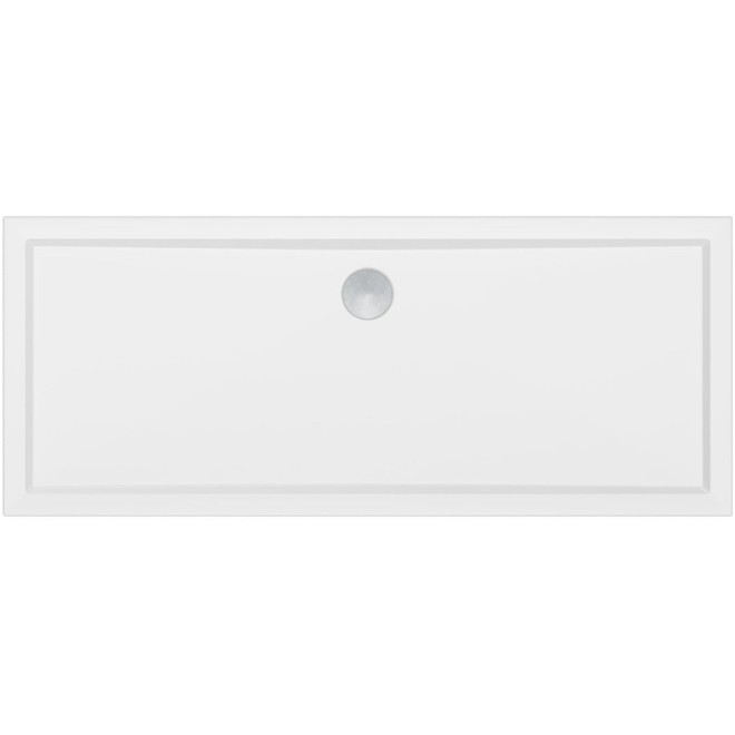 Deluxe 1700 x 900mm Rectangular Shower Tray and Free Chrome Waste