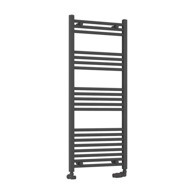 Eastbrook Wendover 1200 x 500mm Matt Anthracite Towel Radiator