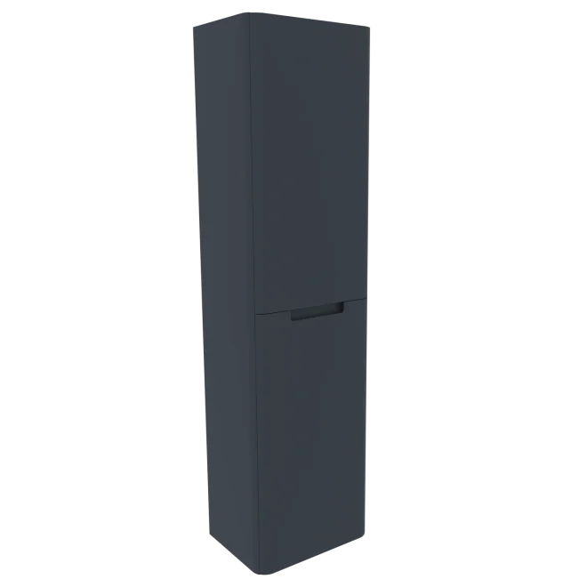 Monza 400mm Shadow Grey Wall Hung Tall Boy from Tailored Bathrooms