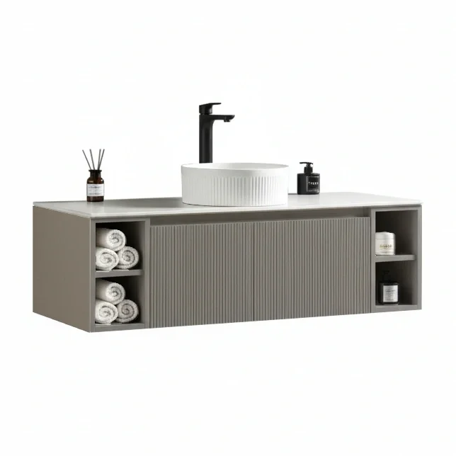 Flauto Country Soft Coffee 1200mm Wall Hung Vanity Unit & Countertop