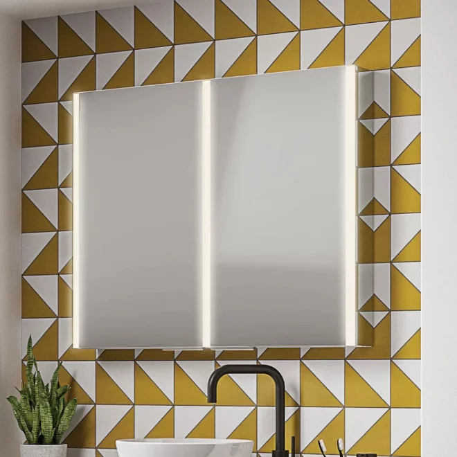 hib Xenon 100 LED Bathroom Mirror Cabinet - 46250