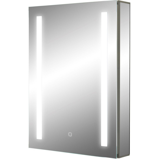 Comrie 500 1-Door LED Aluminium Mirror Cabinet 