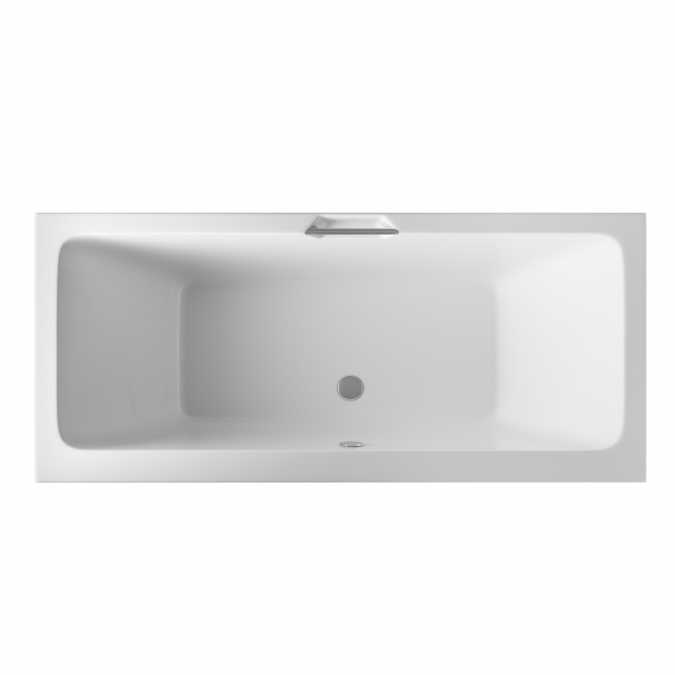 Beaufort Portland 1700 x 750 Beauforte Reinforced Double Ended Bath With Grips