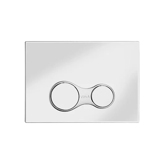 VitrA Sirius Dual Flush Plate in Chrome - CLEARANCE