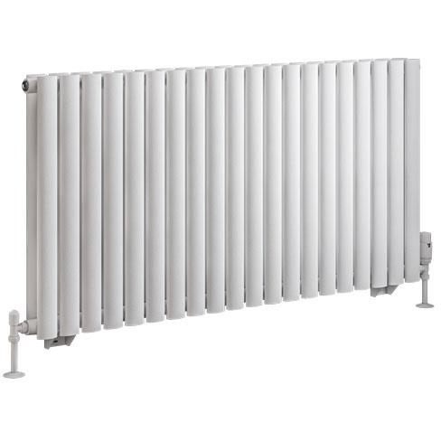 Tunstall Double 600 x 1179 Radiator Matt White