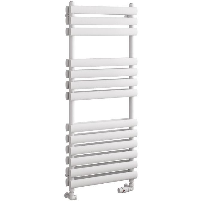 Tunstall Double 1200 x 500 Towel Radiator Matt White