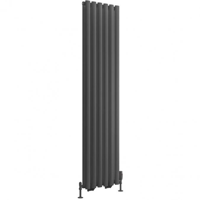 Tunstall Double 1800 x 420 Radiator Matt Anthracite